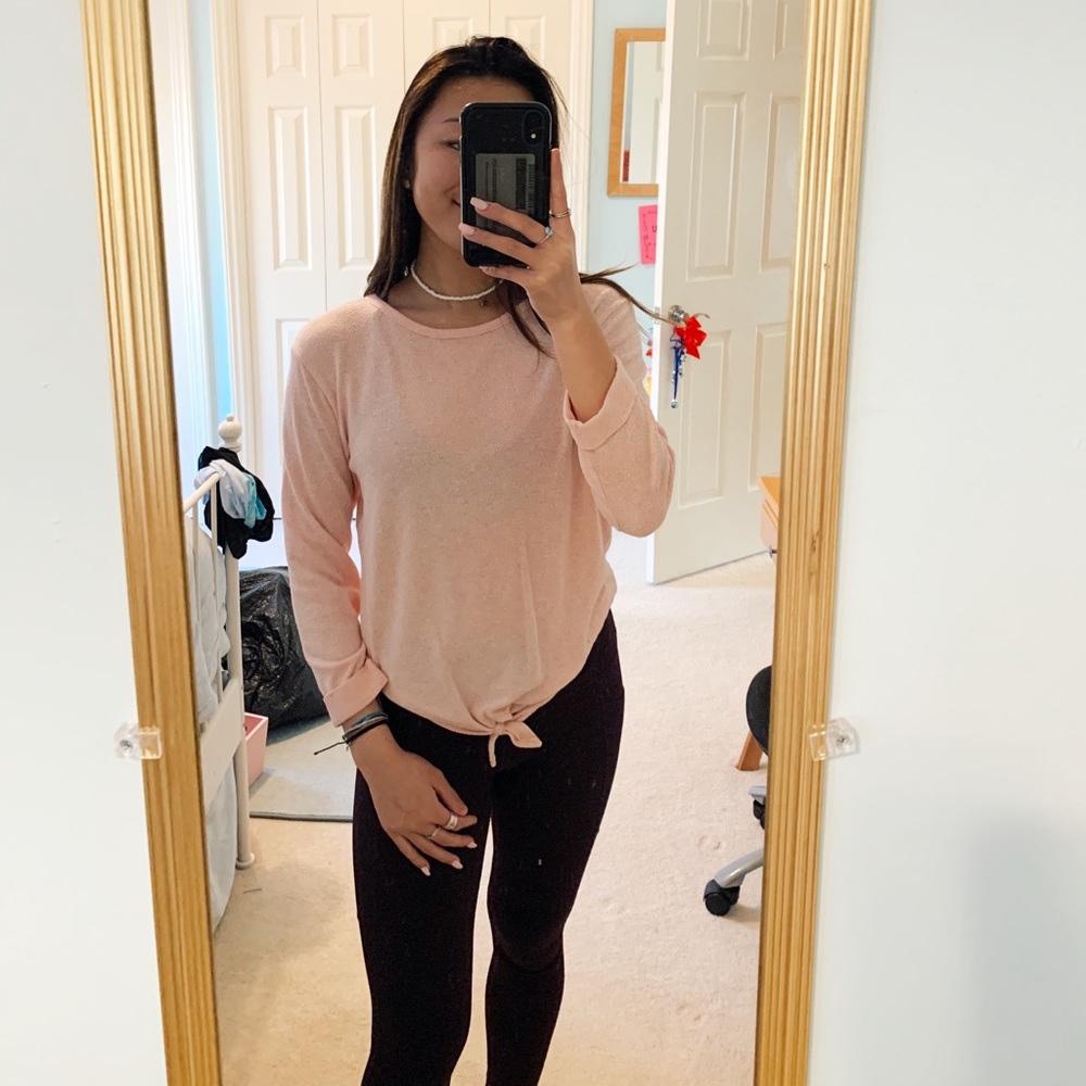 pink old navy sweater